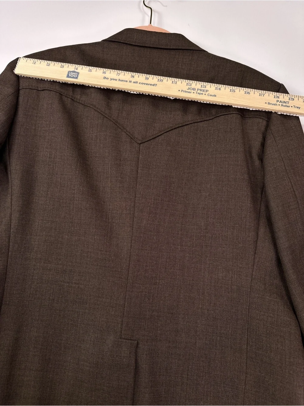 Simpson Clothes Vintage 1980 Western Wool Sport Coat Blazer Brown 40R